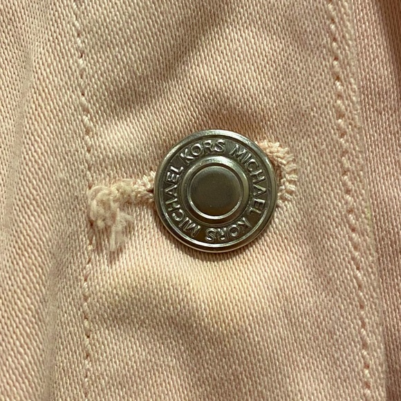 Dusty Pink Michael Kors Jean Jacket - Picture 2 of 5